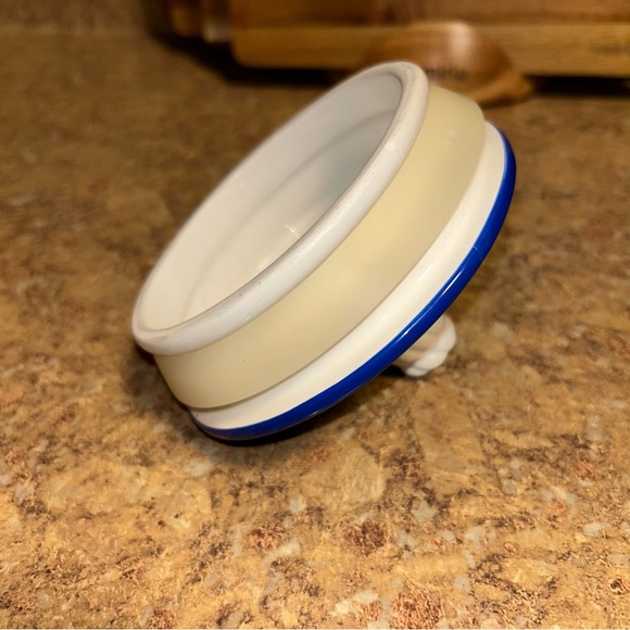 VINTAGE COOKIE JAR Canister Geo Z Lefton Nautical - Picture 4 of 13